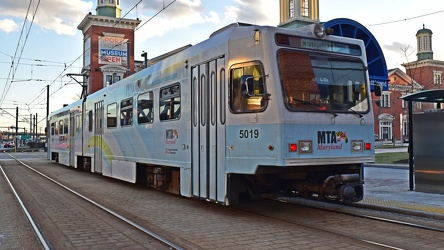 Baltimore Light Rail vehicle 5019