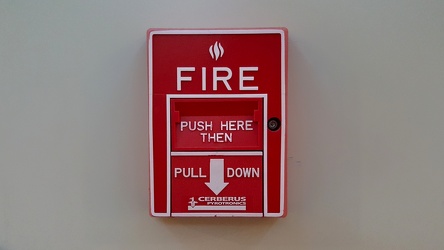 Potomac Hall fire alarm pull station