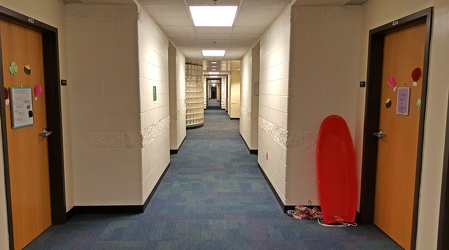 Potomac Hall fourth floor corridor