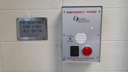 Emergency phone, Potomac Hall