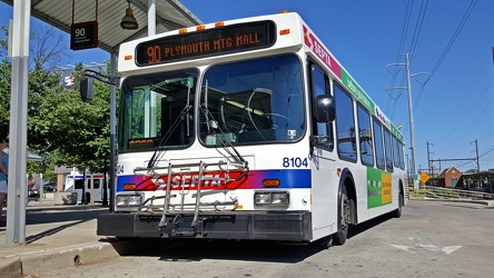 SEPTA bus at Norristown