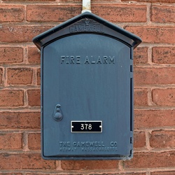 Gamewell fire alarm box