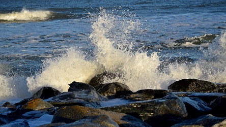 Waves crashing on the rocks [03]