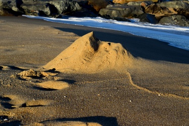 Mound of sand on the beach [02]