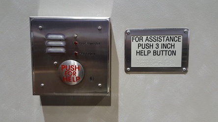 Emergency call button at Ellsworth Place