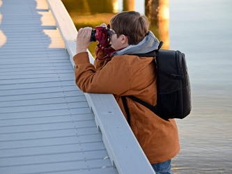 Photographing from a dock