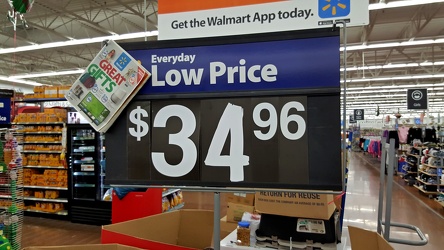 Mismatched Walmart price sign