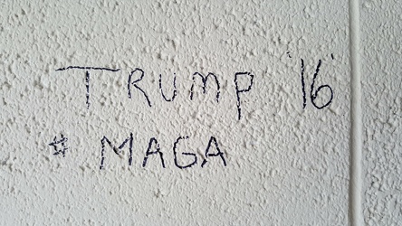 Pro-Trump graffiti [01]