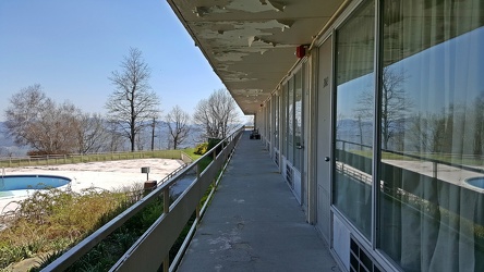 Guestroom corridor at The Inn at Afton