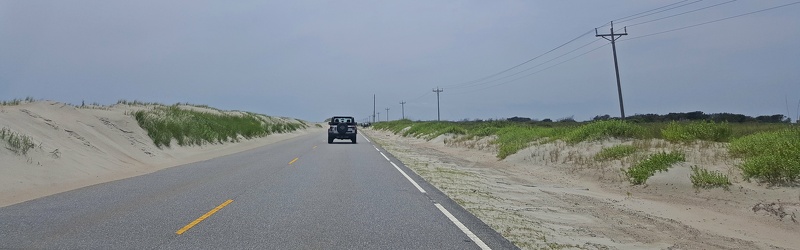 Route 12 on Ocracoke Island