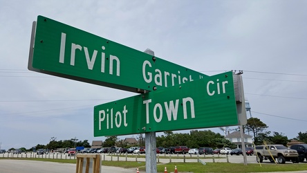 Street signs at Irvin Garrish Highway and Pilot Town Circle [02]