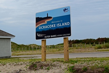 "Welcome to Ocracoke Island"