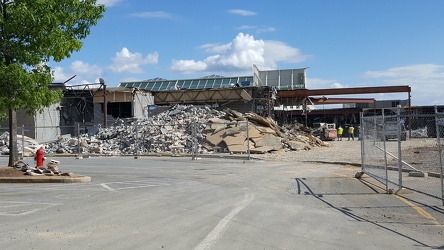 Demolition at Martinsburg Mall