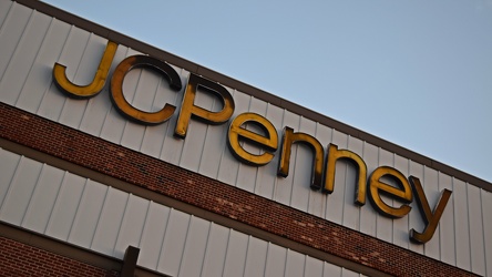 Sign for JCPenney in Hagerstown, Maryland