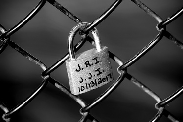 Love lock on Ocean City Fishing Pier [02]