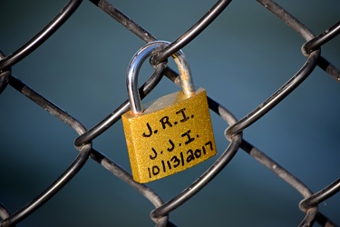 Love lock on Ocean City Fishing Pier [01]