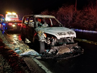 Car fire in Lucketts, Virginia [11]