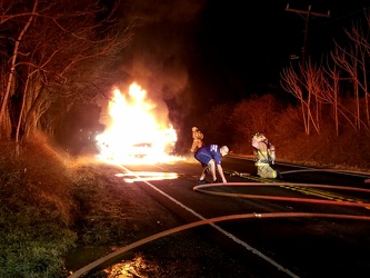 Car fire in Lucketts, Virginia [07]