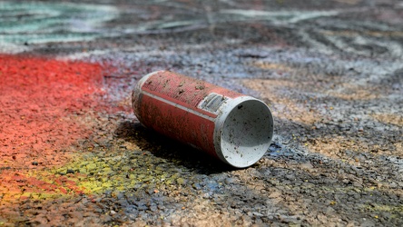 Discarded spray paint can [02]