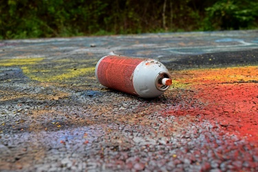 Discarded spray paint can [06]