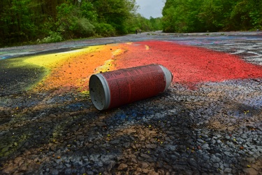 Discarded spray paint can [10]