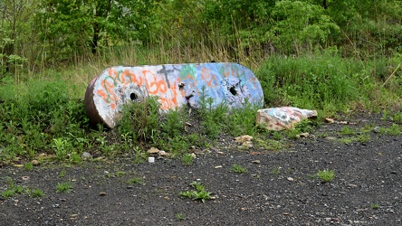 Concrete object on Graffiti Highway