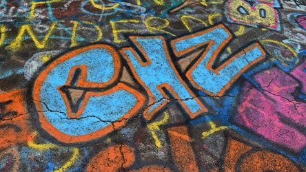 "CHZ" graffiti tag