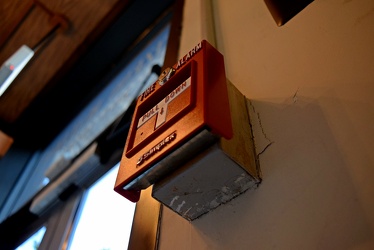 Fire alarm pull station at Citizens Building [02]