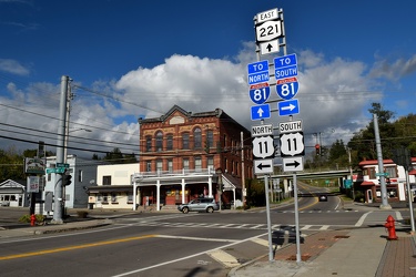 Sign assembly in Marathon, New York [03]