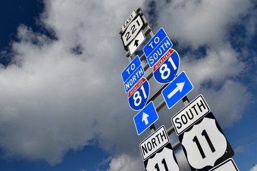 Sign assembly in Marathon, New York [01]