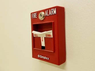 Fire alarm pull station at Geisinger Community Medical Center [01]