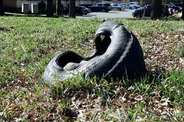 Abandoned tire