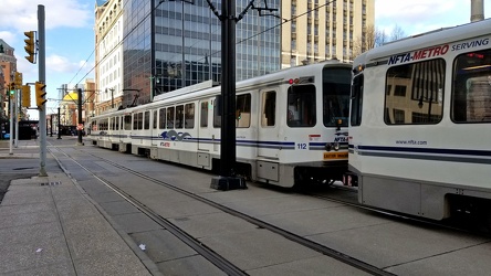 Buffalo Metro Rail near Lafayette Square [04]