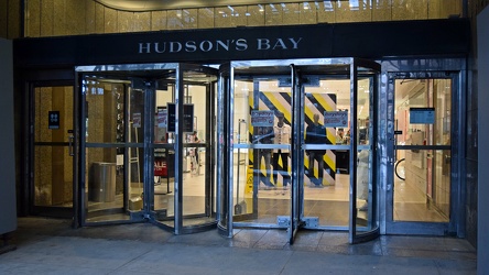 Hudson's Bay Queen Street revolving door entrance [01]