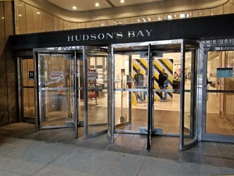 Hudson's Bay Queen Street revolving door entrance [02]