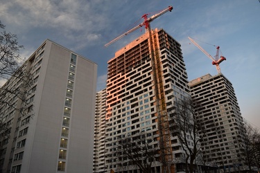 Apartment buildings under construction [01]