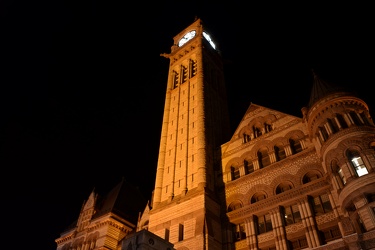 Old City Hall at night