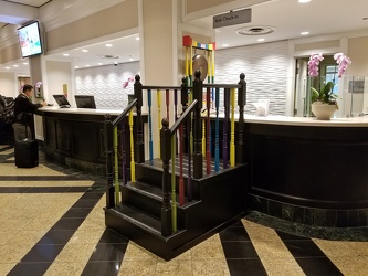 Kids' check-in station at the Chelsea Hotel