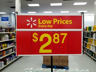 Walmart Canada price sign