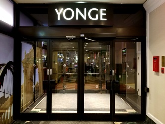 Yonge Street entrance at the Chelsea Hotel