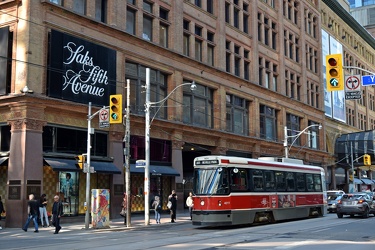 Streetcar at Hudson's Bay Queen Street store [02]