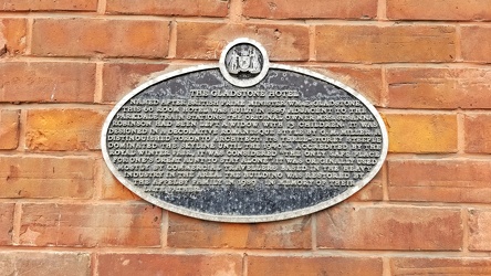 Historical plaque at the Gladstone Hotel [02]