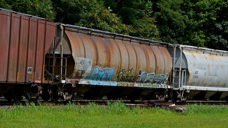 Freight train at Horseshoe Curve [01]