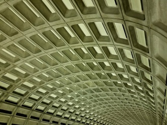 Ceiling at Ballston-MU station [01]