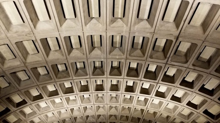 Arched ceiling at Metro Center