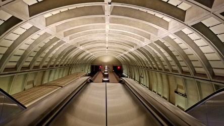 Glenmont station, viewed from escalators