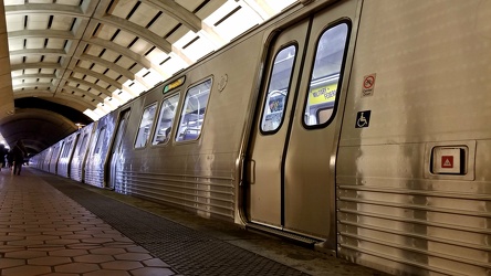 Green Line train at Fort Totten [02]