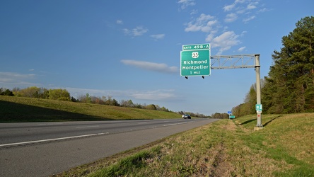 Signage for Exit 49 on Interstate 295 [04]