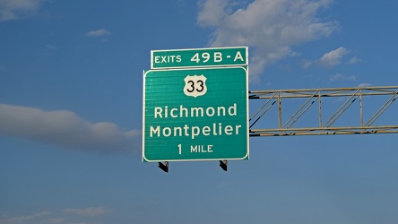 Signage for Exit 49 on Interstate 295 [02]