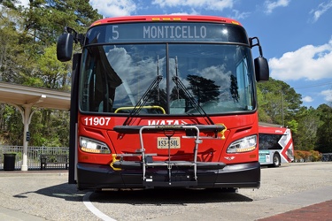 WATA bus 11907 at Williamsburg Transportation Center [02]